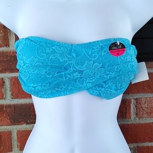 René Rofe Bandeau Bralette Size M